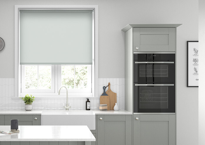 Anti-Bacterial, Gunmetal - Twist&Fit Roller Blind - Image 3